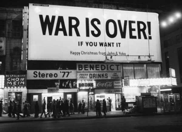 War is Over–Christmas song nightmares